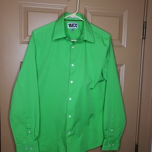 Express 1MX Fitted Long Sleeve Shirt M